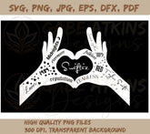 Taylor Swift Hands Heart Album Names SVG, PNG JPG, EPS, DXF, PDF | The | Taylor Swift Hands Heart Album Names SVG, PNG JPG, EPS, DXF, PDF